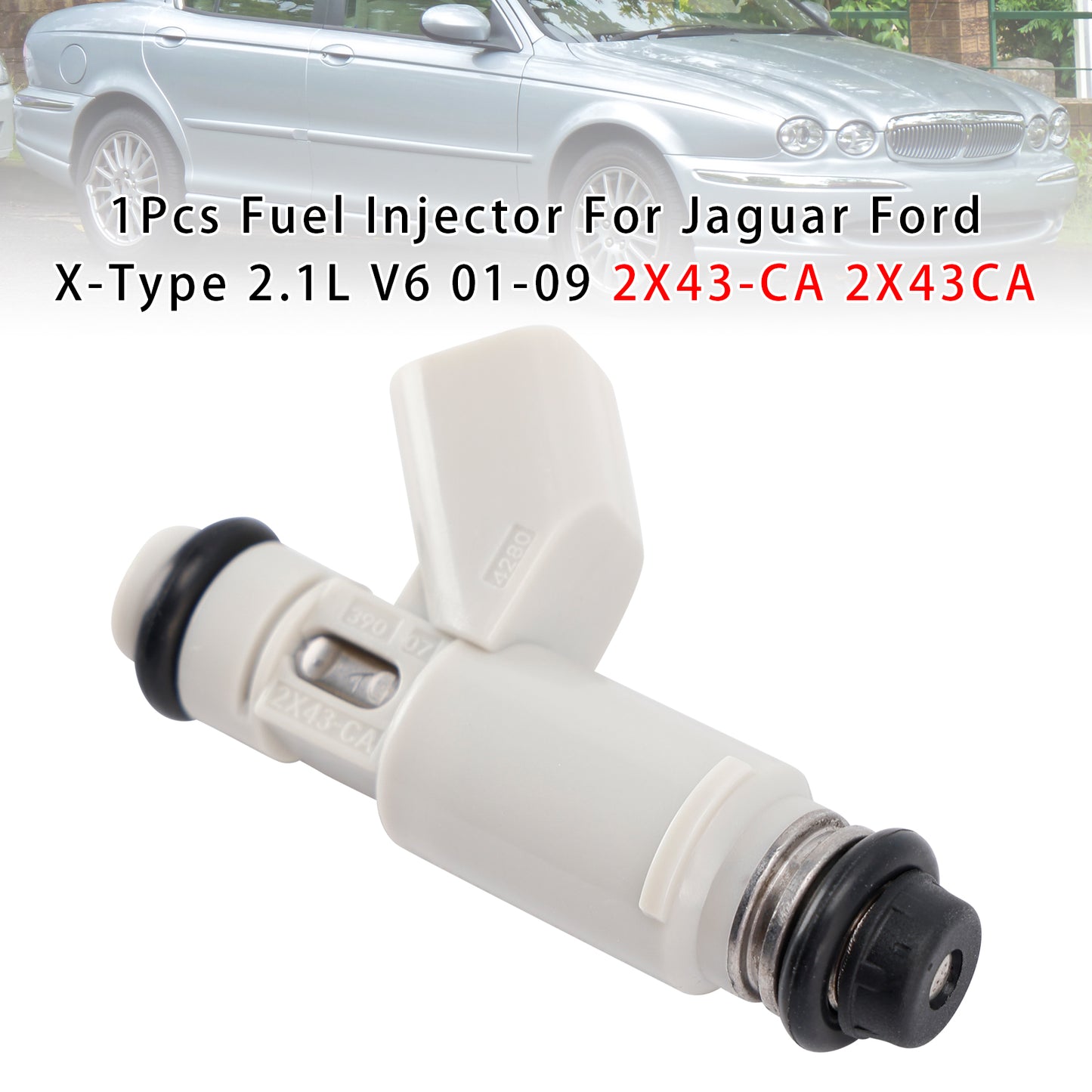 01-09 Jaguar Ford X-Type 2.1L V6 2X43-CA 1Pcs Fuel Injector