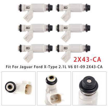 01-09 Jaguar Ford X-Type 2.1L V6 2X43-CA 6Pcs Fuel Injector