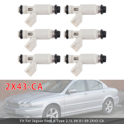 01-09 Jaguar Ford X-Type 2.1L V6 2X43-CA 6Pcs Fuel Injector