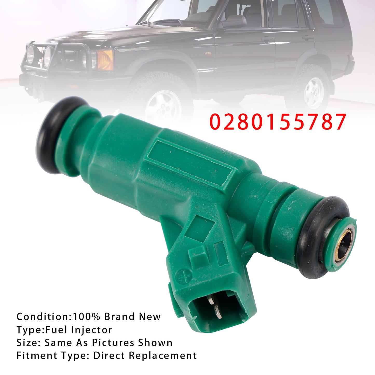 2003-2004 Land Rover Discovery 4.6L V8 0280155787 1Pcs Fuel Injector