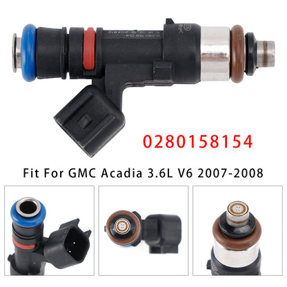 07-08 Saturn Outlook Vue GMC Acadia Enclave 0280158154 1Pcs Fuel Injector