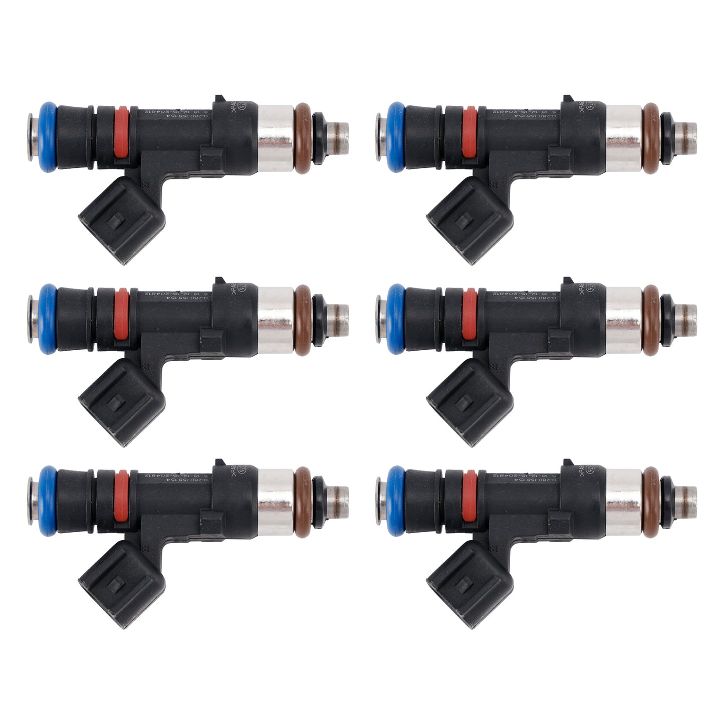 07-08 Saturn Outlook Vue GMC Acadia Enclave 0280158154 6Pcs Fuel Injector