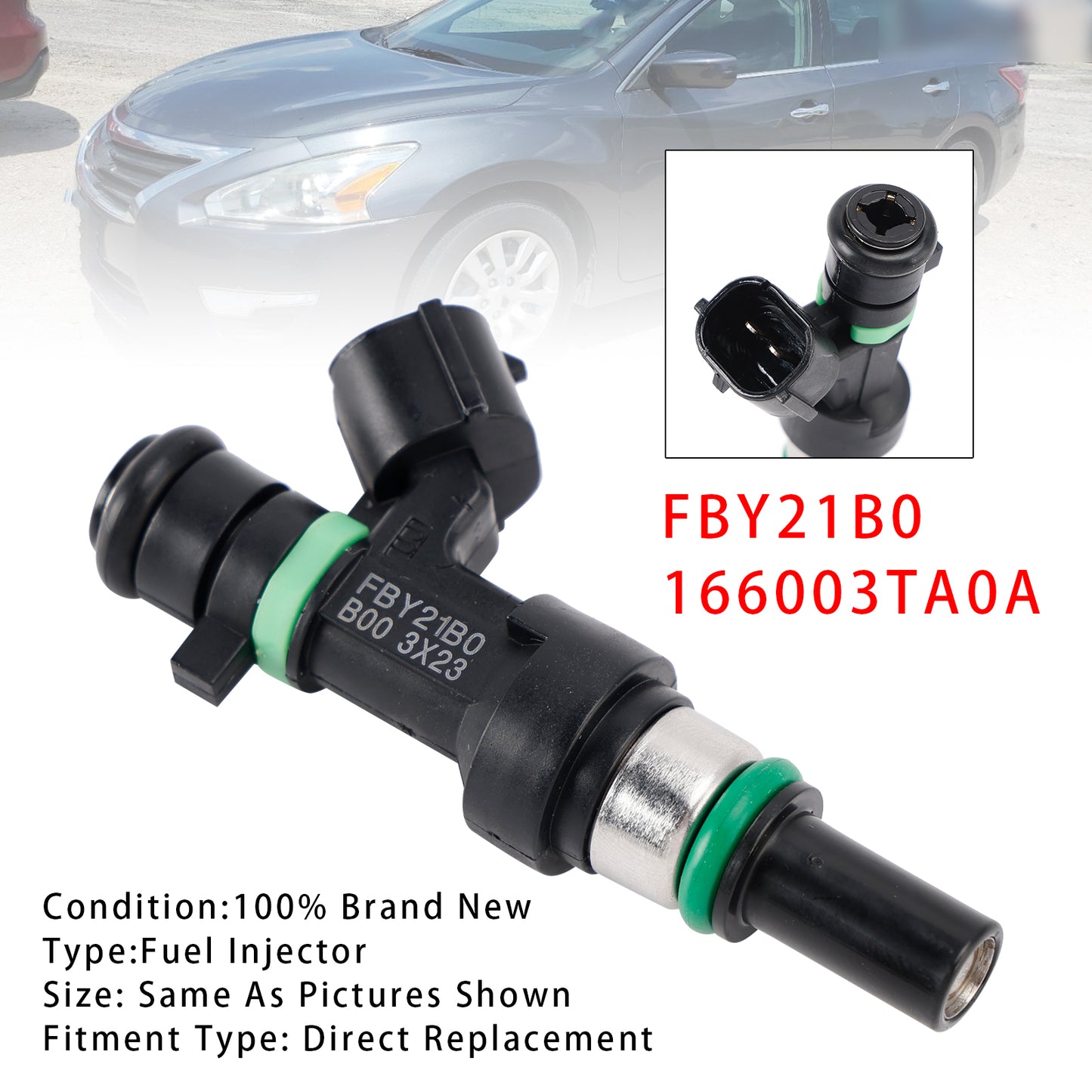 2013,2015-2016 Nissan X-Trail 2.5L L4 - Gas FBY21B0 1Pcs Fuel Injector