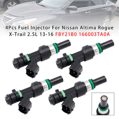 2013,2015-2016 Nissan X-Trail 2.5L L4 - Gas FBY21B0 4Pcs Fuel Injector
