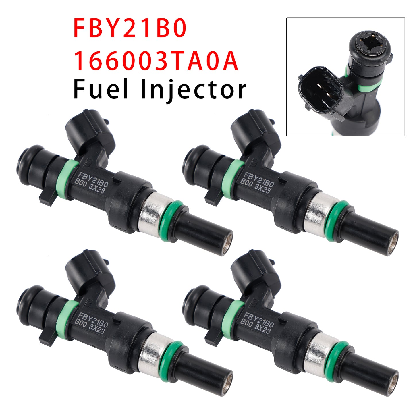 2013,2015-2016 Nissan X-Trail 2.5L L4 - Gas FBY21B0 4Pcs Fuel Injector