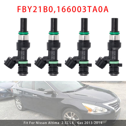 2013,2015-2016 Nissan X-Trail 2.5L L4 - Gas FBY21B0 4Pcs Fuel Injector