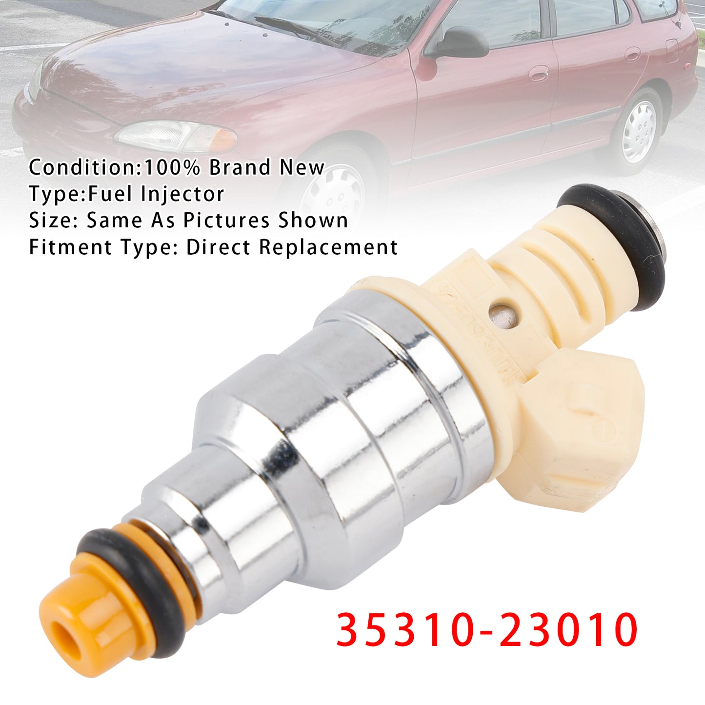 1996-1998 Hyundai Elantra 1.8L I4 35310-23010 1Pcs Fuel Injector