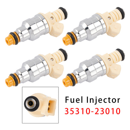 1996-1998 Hyundai Elantra 1.8L I4 35310-23010 4Pcs Fuel Injector