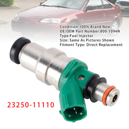 1995-1999 Toyota Paseo Coupe (EL54) 1.5 23250-11110 1Pcs Fuel Injector