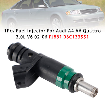 2002-2004 Audi A6 V6 3.0L 06C133551 1Pcs Fuel Injector