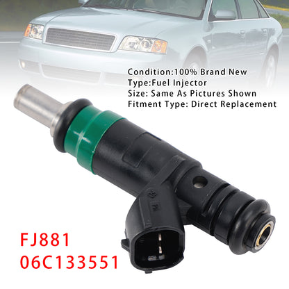 2002-2004 Audi A6 V6 3.0L 06C133551 1Pcs Fuel Injector