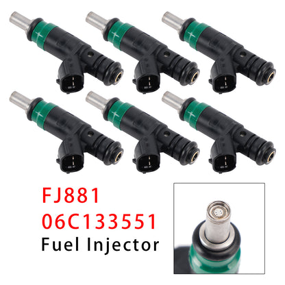 2002-2005 Audi A4 V6 3.0L 06C133551 6Pcs Fuel Injector