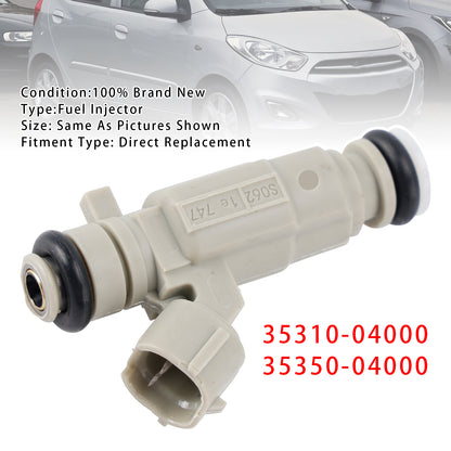 01.2019-09.2020 Hyundai i20 II (GB, IB) 1.2 LPG Hatchback 35350-04000 1Pcs Fuel Injector