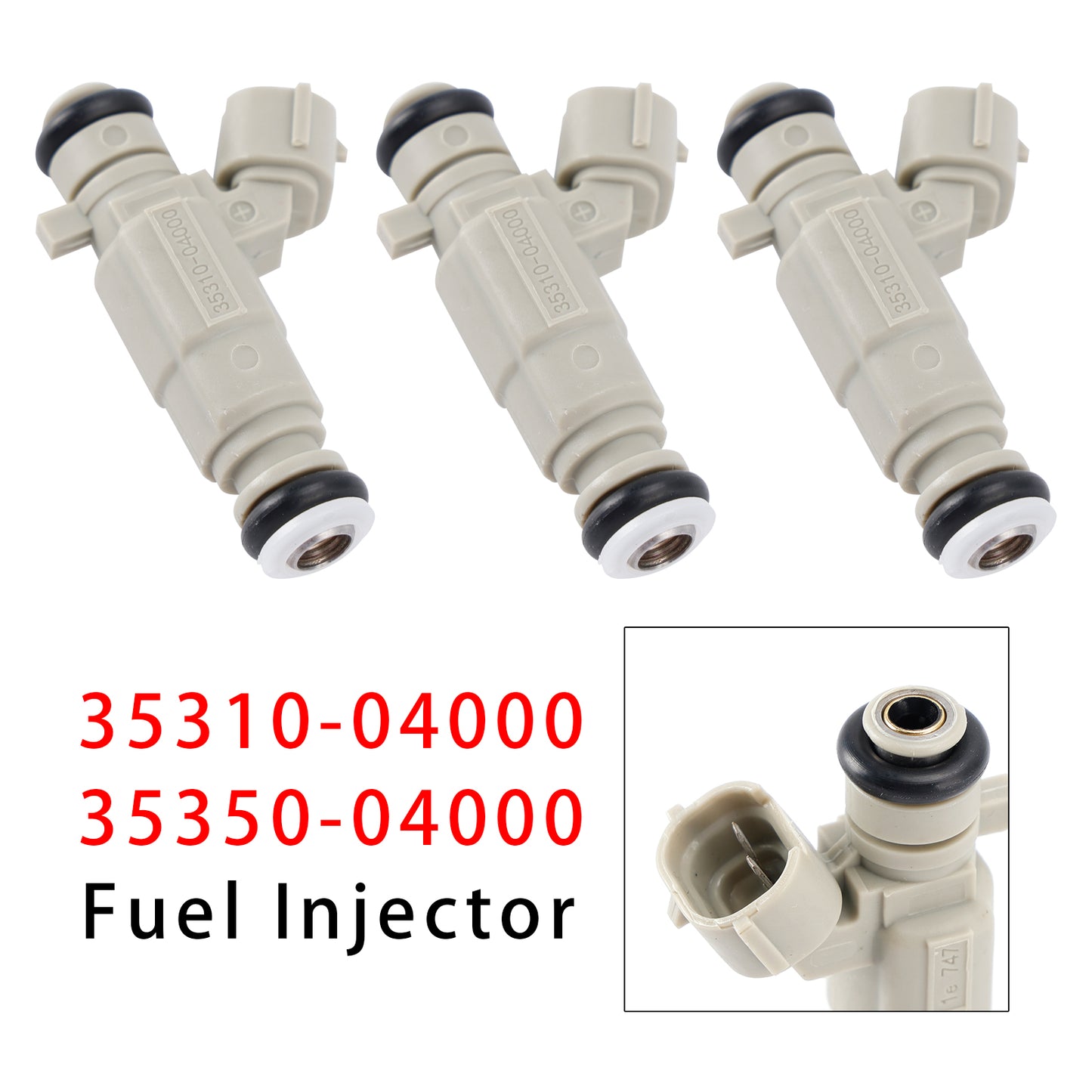 01.2019-09.2020 Hyundai i20 II (GB, IB) 1.2 LPG Hatchback 35350-04000 3Pcs Fuel Injector