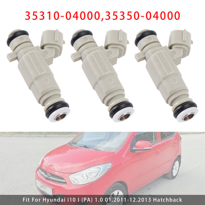 01.2019-09.2020 Hyundai i20 II (GB, IB) 1.2 LPG Hatchback 35350-04000 3Pcs Fuel Injector