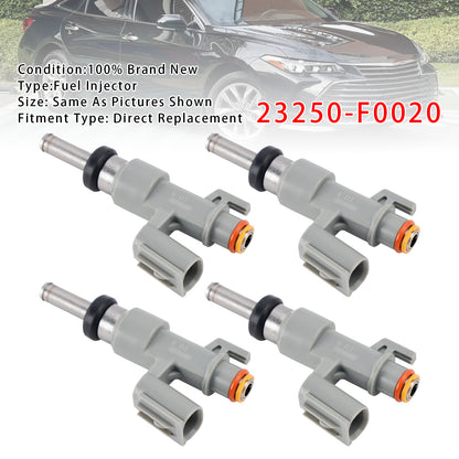 2021-2023 Lexus ES250 2.5L I4 Electric/Gas 23250-F0020 4Pcs Fuel Injector