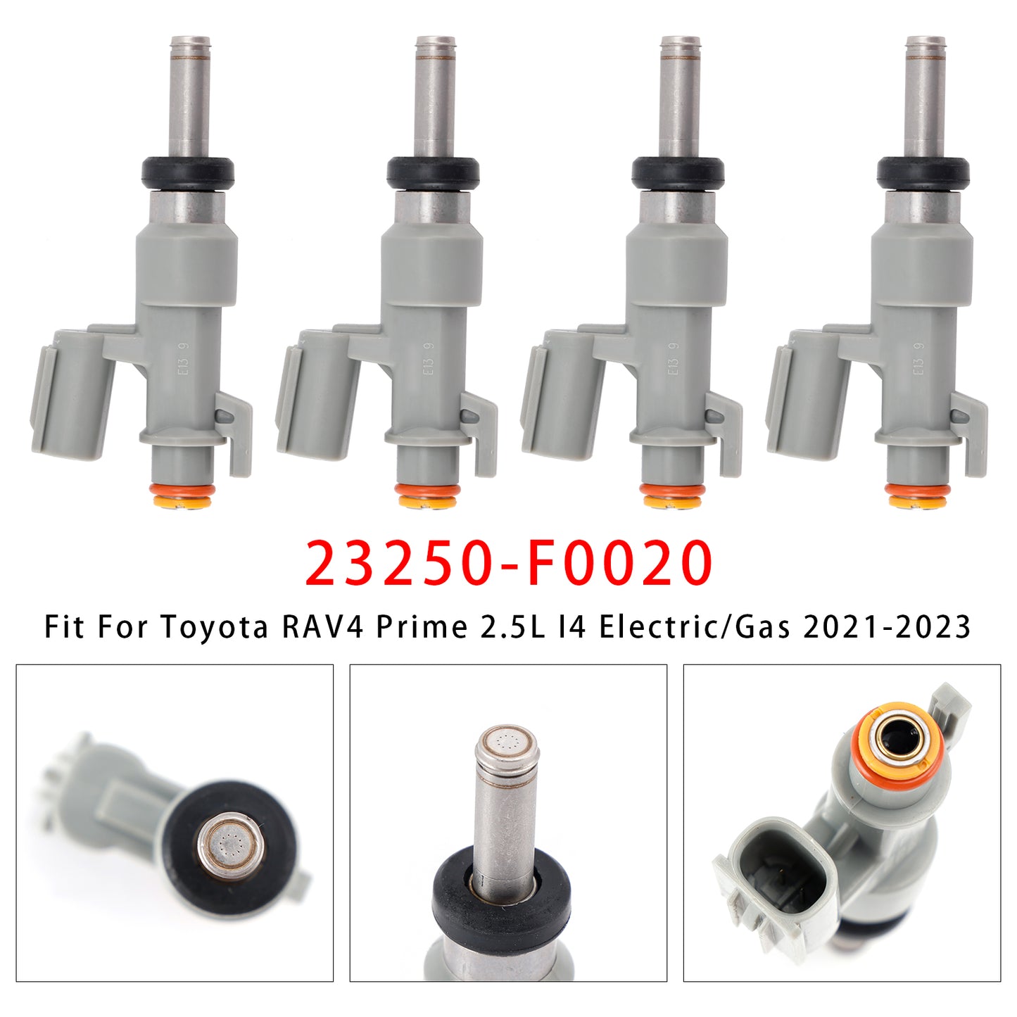 2021-2023 Lexus ES250 2.5L I4 Electric/Gas 23250-F0020 4Pcs Fuel Injector