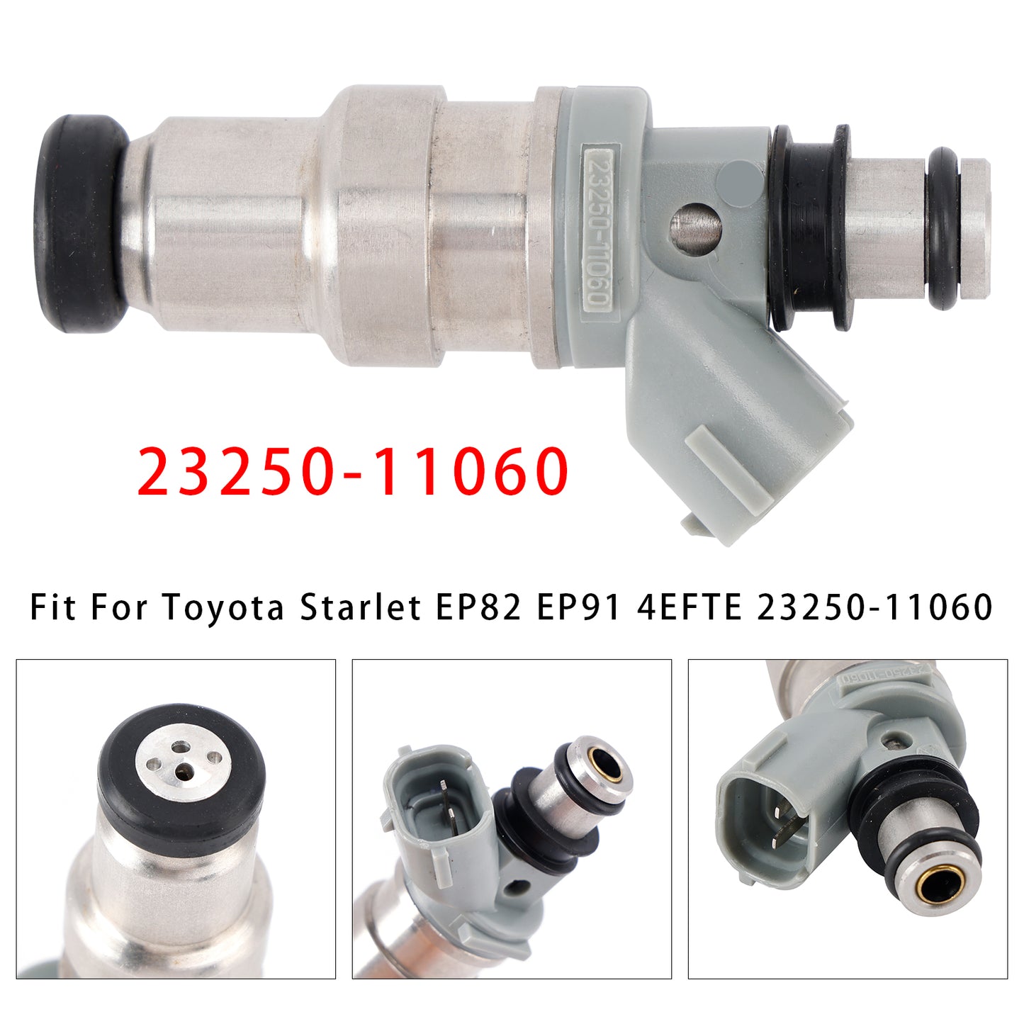 Toyota Starlet EP82 EP91 4EFTE 23250-11060 1Pcs Fuel Injector