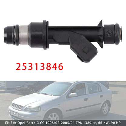 2003/01-2005/10 Opel Astra G Cabriolet T98 1598 cc 76 KW 103 HP 25313846 1Pcs Fuel Injector