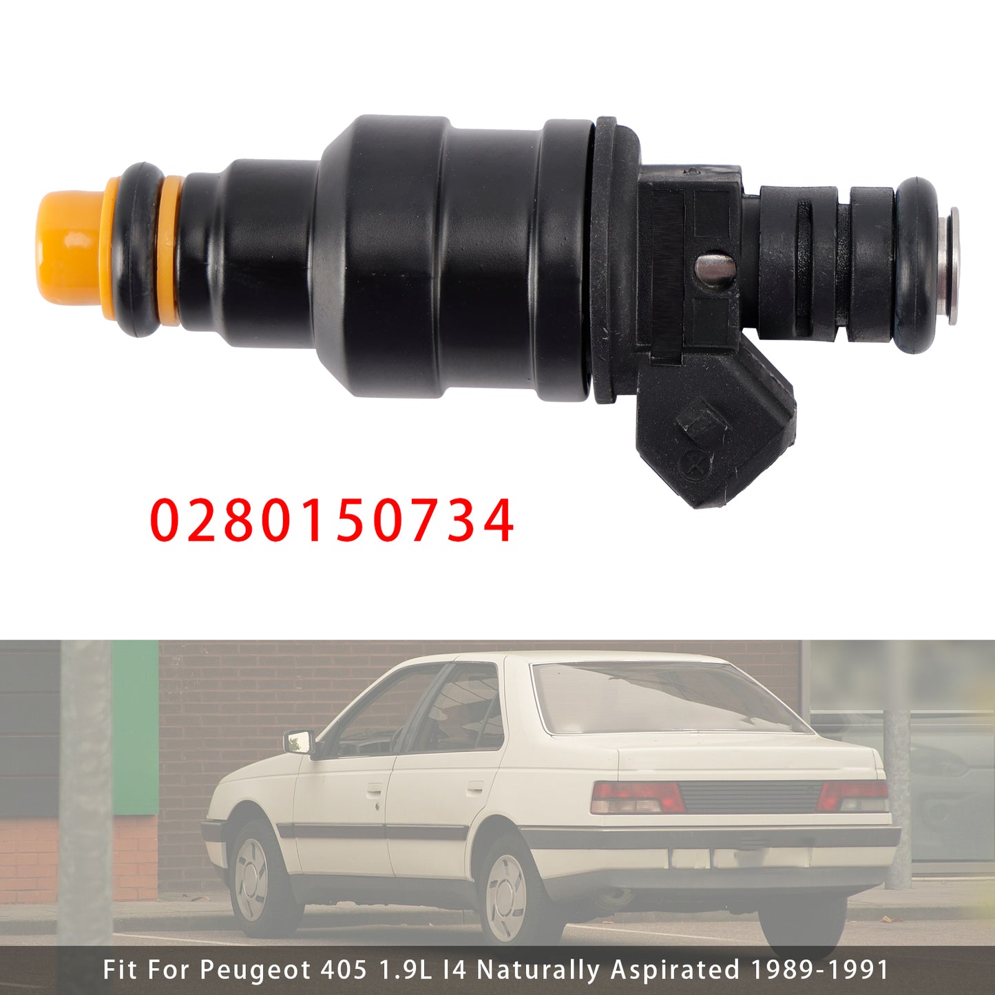 1985-1989 Volvo 244 2.3L I4 Naturally Aspirated 0280150734 1Pcs Fuel Injector