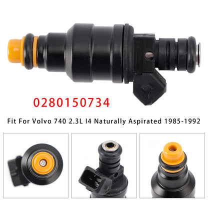 1985-1989 Volvo 244 2.3L I4 Naturally Aspirated 0280150734 1Pcs Fuel Injector
