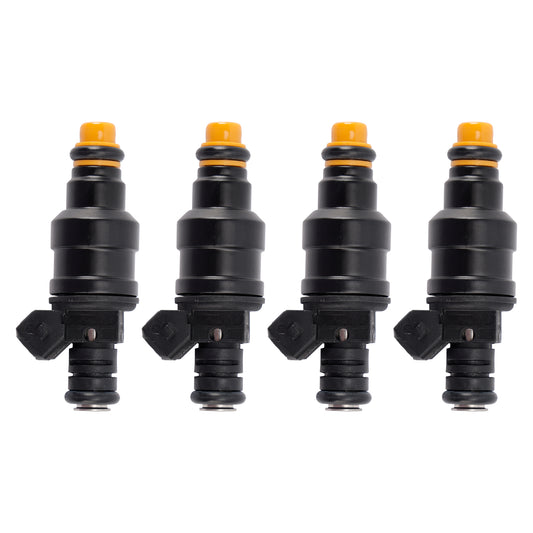 1985 Volvo 745 2.3L I4 Naturally Aspirated 0280150734 4Pcs Fuel Injector
