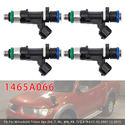 11.2005-12.2015 Mitsubishi Triton Ute (KA_T ML MN KB_T) 2.4 (KA5T) 1465A066 4Pcs Fuel Injector