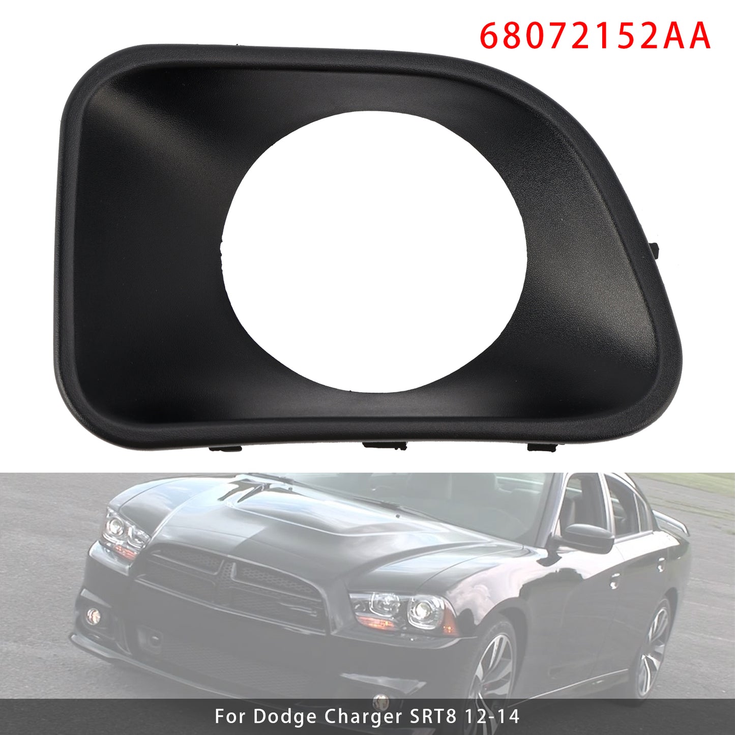 12-14 Dodge Charger SRT8 68072152AA Adaptive Cruise Control Bezel Cover