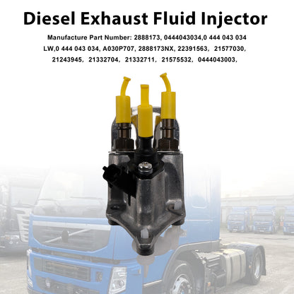 Volvo Truck Engine D11 D13 0444043087 Exhaust Fluid Injector Dosing Unit Fit