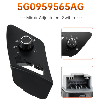 2012-2019 VW Golf Mk7 5G0959565AG Power Mirror Folding Switch LHD