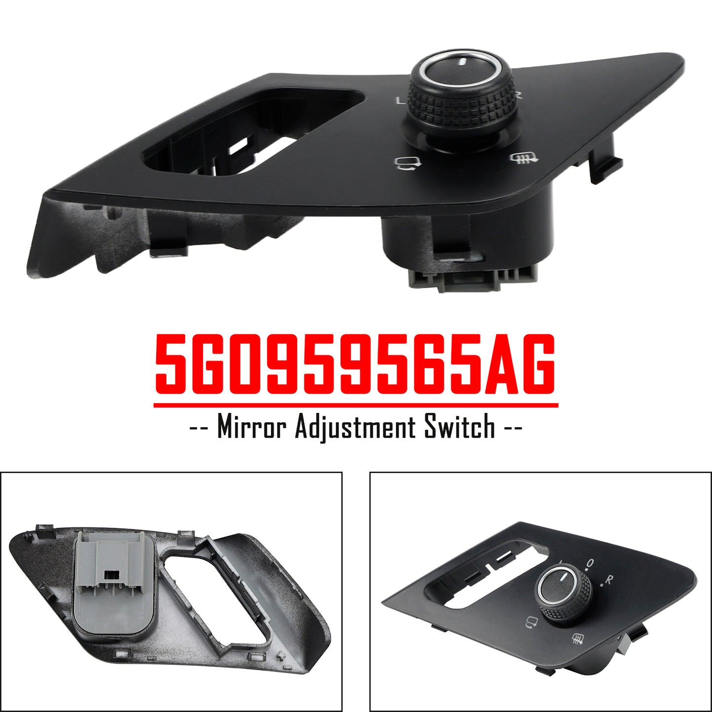 2012-2019 VW Golf Mk7 5G0959565AG Power Mirror Folding Switch LHD