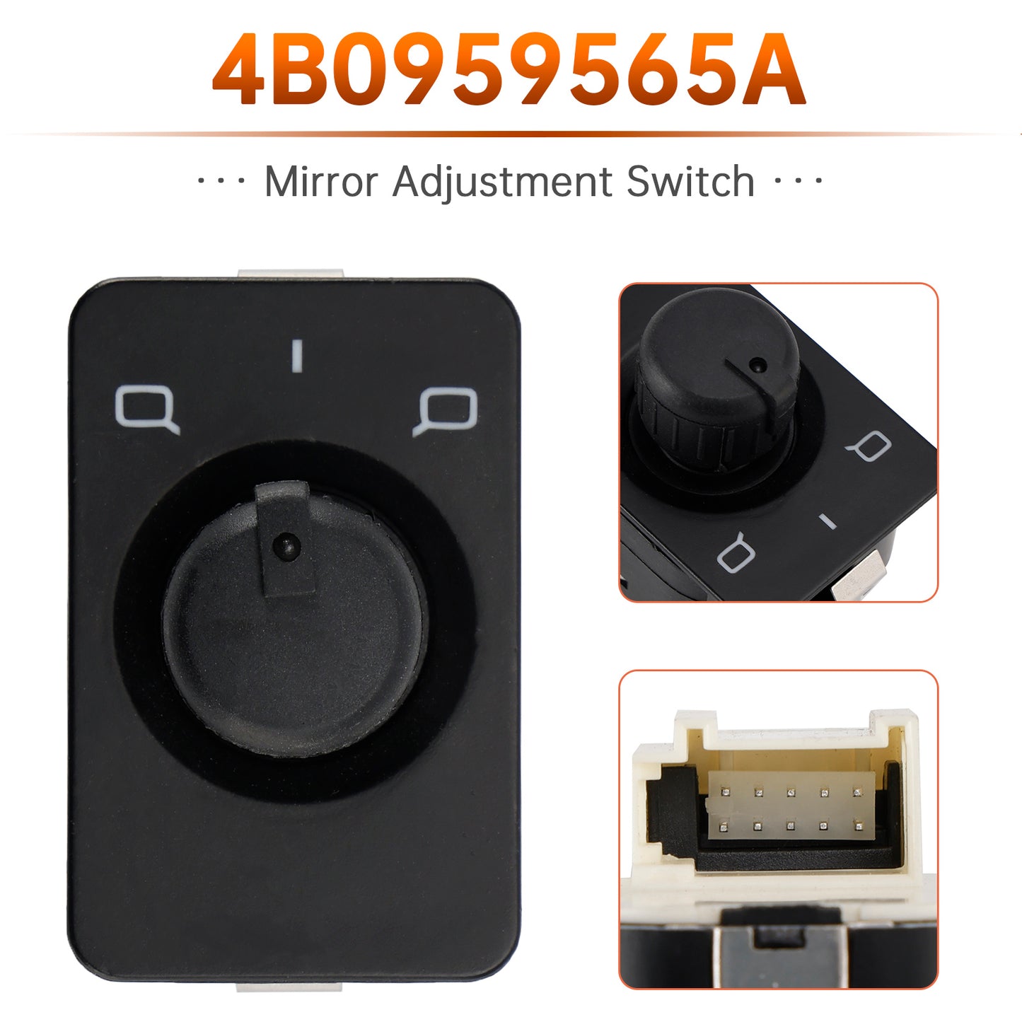 1997.12 - 2005.01 Audi A6 C5 Avant (4B5) 2.8 2771 4B0959565A Power Mirror Folding Switch