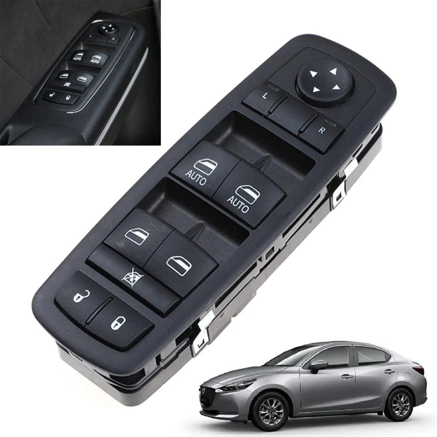 2015-2019 Sedan 68262253AA Power Window Switch Left Side