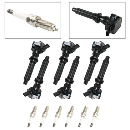 2017-2020 Land Rover Discovery UF730 6 Ignition Coils Spark Plugs