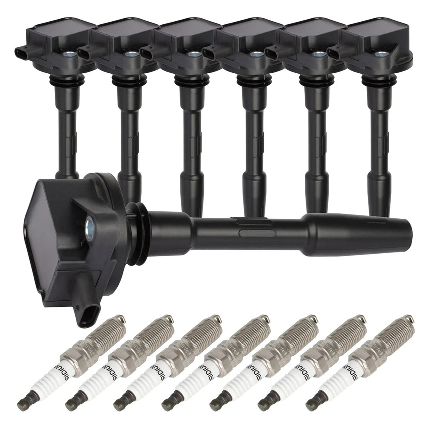 2018-2020 Ford Mustang V8 5.0L Cyl 1 2 4 5 6 7 8 UF835 7xIgnition Coils Spark Plugs