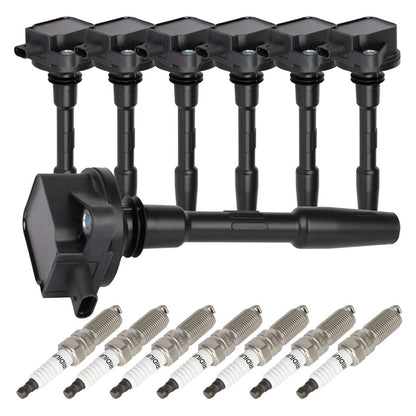 2018-2020 Ford Mustang V8 5.0L Cyl 1 2 4 5 6 7 8 UF835 7xIgnition Coils Spark Plugs