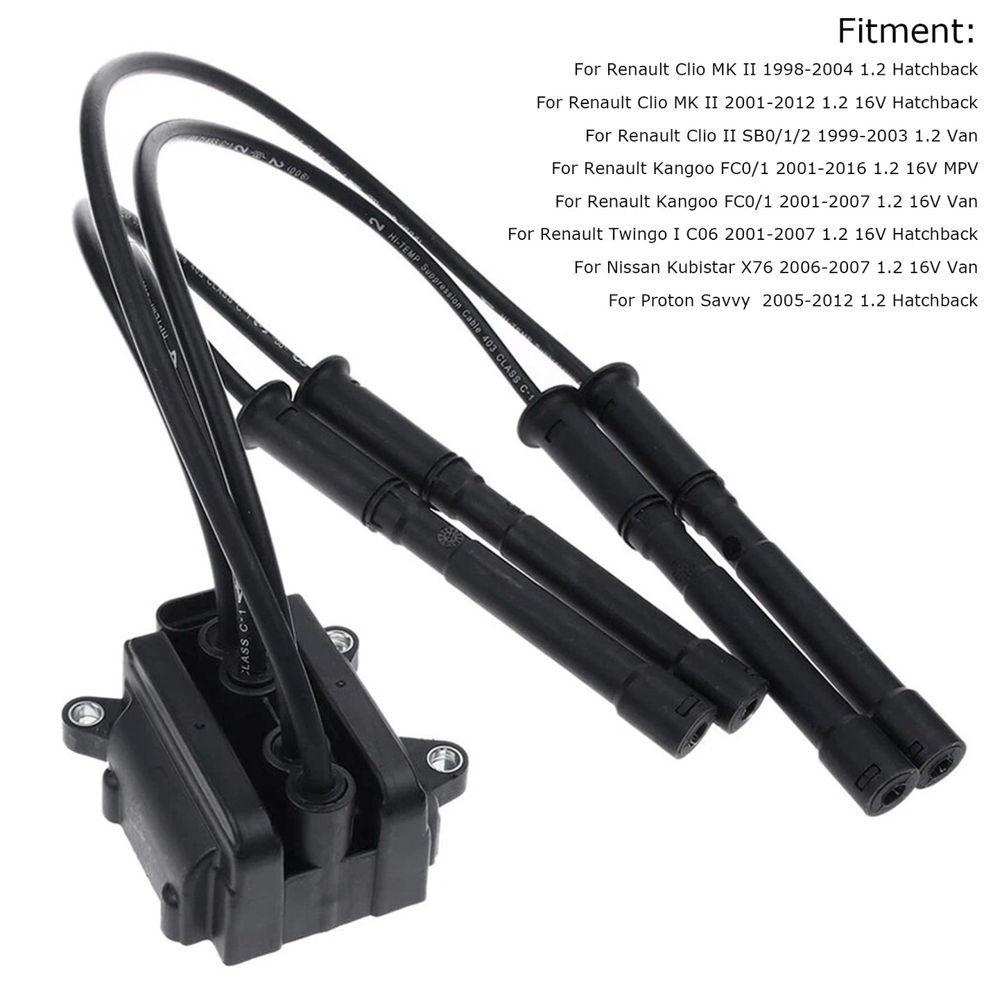 2001-2007 Renault Twingo I C06 1.2 16V Hatchback 8200051128 Ignition Coil Pack