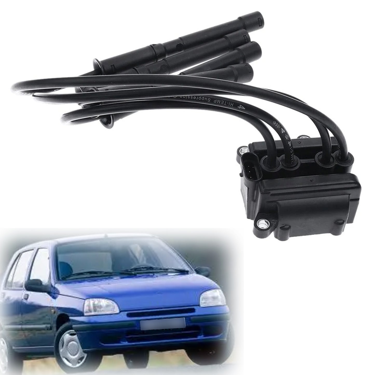 2001-2007 Renault Twingo I C06 1.2 16V Hatchback 8200051128 Ignition Coil Pack
