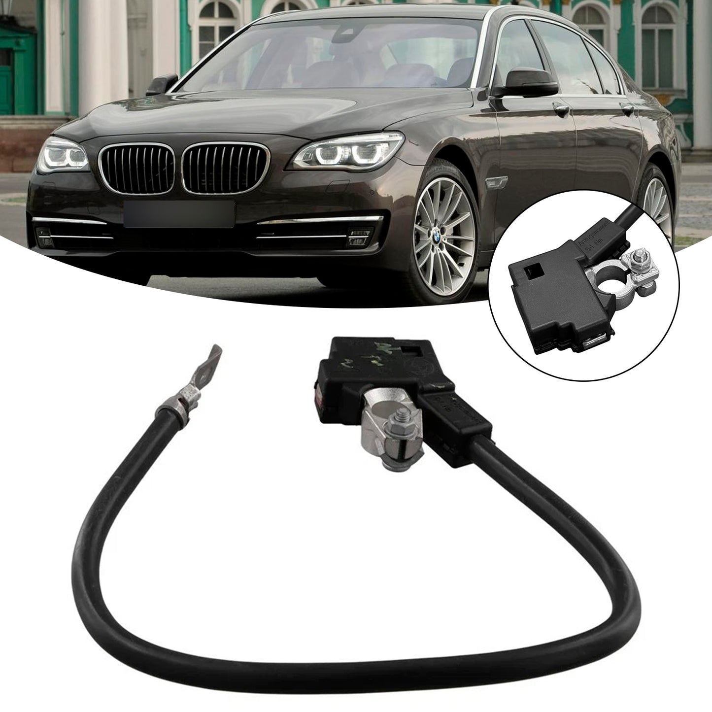 BMW F30 F07 F06 F02 61219302358 Negative Battery Terminal Cable Wire
