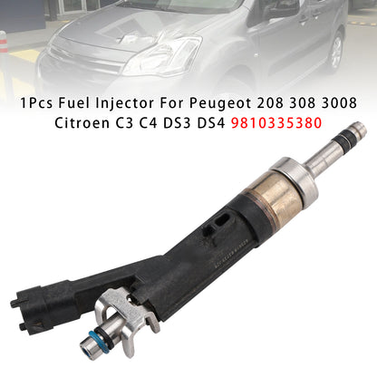 10.2014-07.2015 Citrien DS3 Convertible (1199 Petrol) 1.2 THP 9810335380 1Pcs Fuel Injector