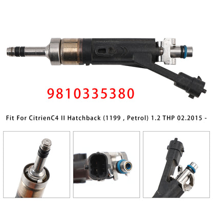 10.2014-07.2015 Citrien DS3 Convertible (1199 Petrol) 1.2 THP 9810335380 1Pcs Fuel Injector