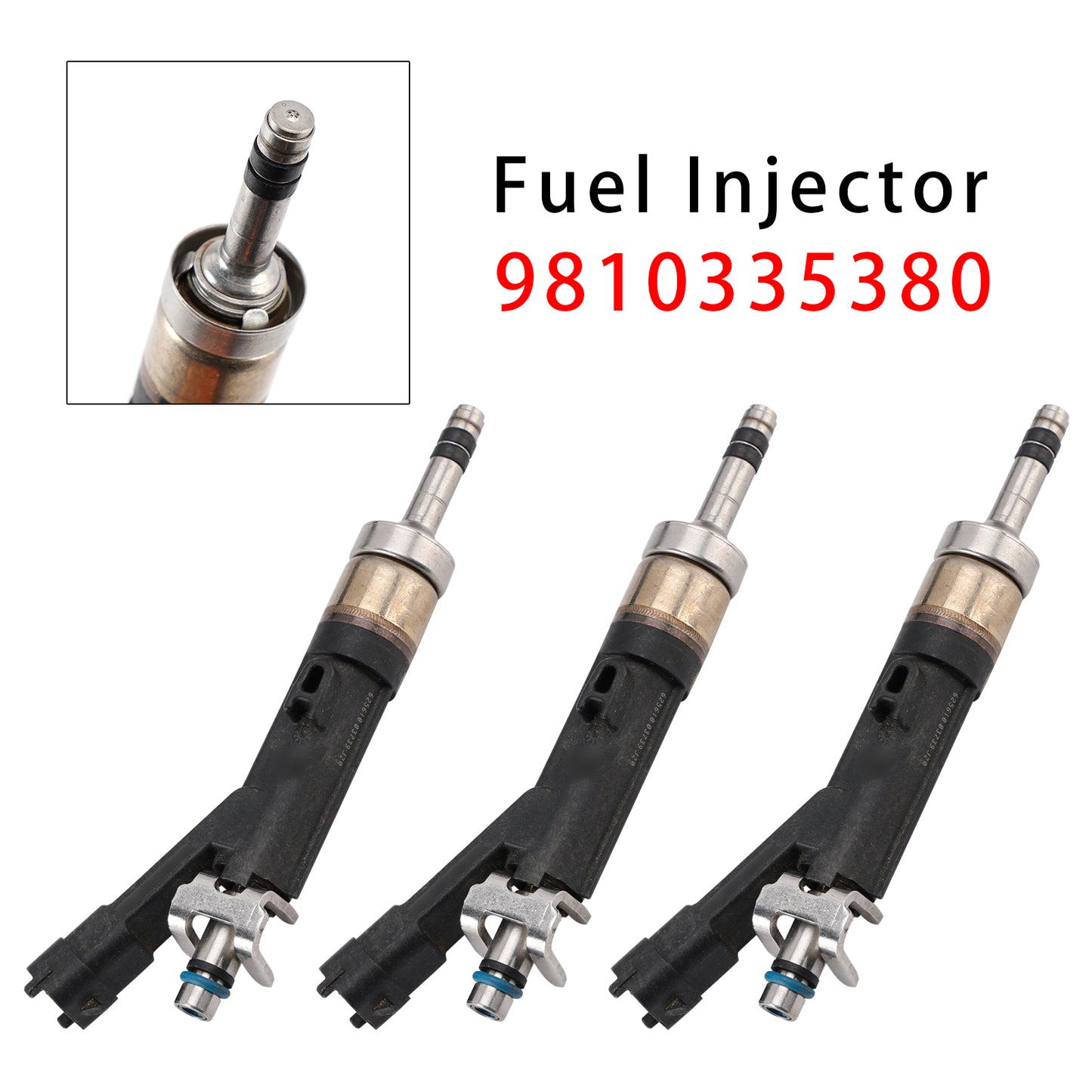 Peugeot 208 308 3008 Citroen C3 C4 DS3 DS4 9810335380 3Pcs Fuel Injector