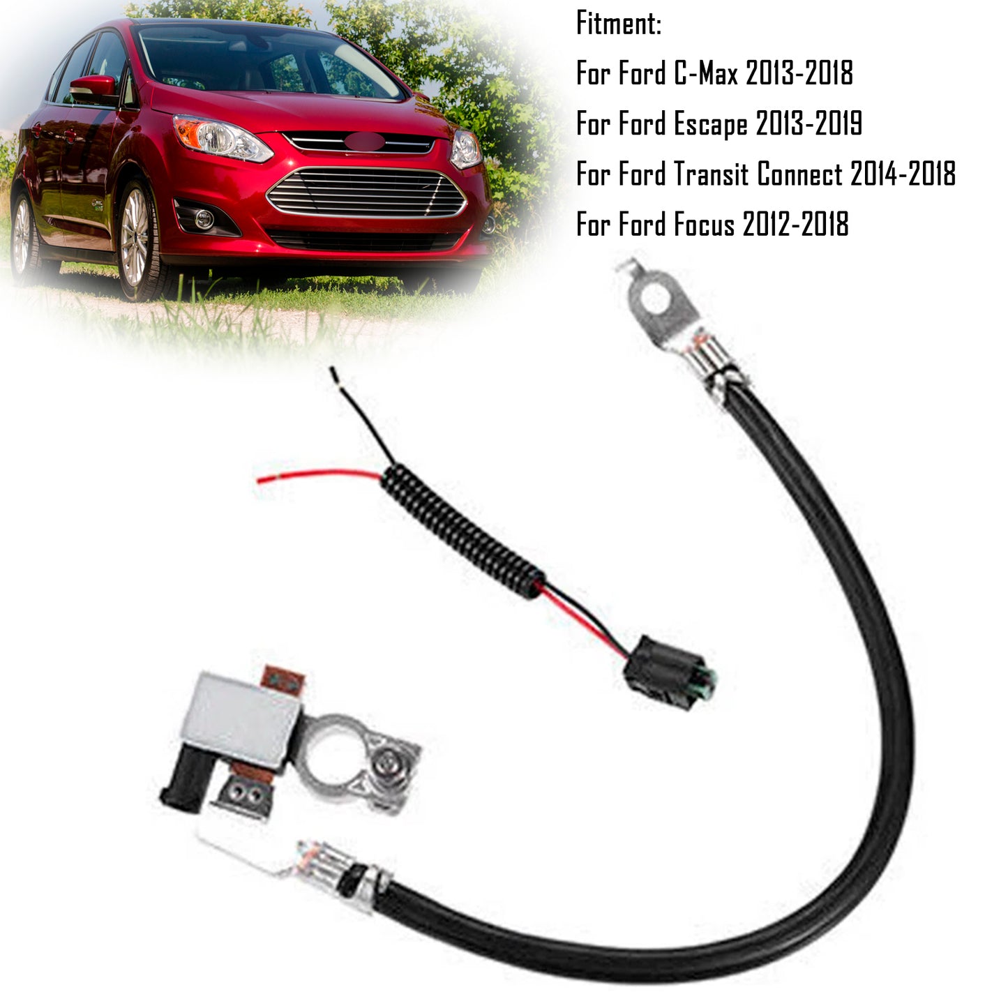 2012-2018 Ford Focus AV6Z-10C679-P Negative Battery Cable Sensor ASSY