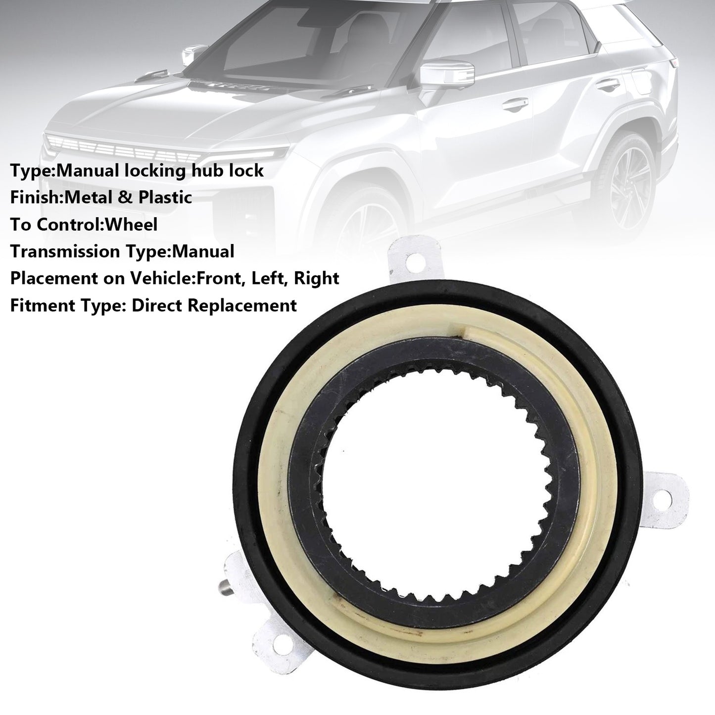 2005-2025 Ssangyong ACTYON 4151009000 Front Manual Wheel Locking Hub