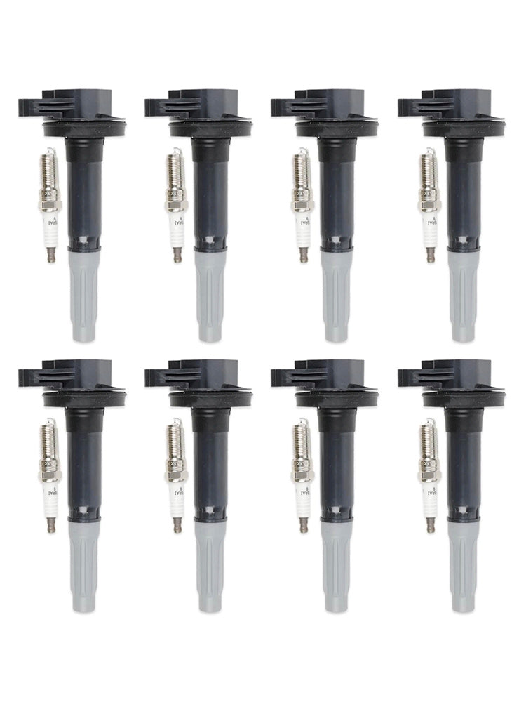 2016-2017 Ford F-150 V8 5.0L UF824 8xIgnition Coil + 8xIridium Spark Plug