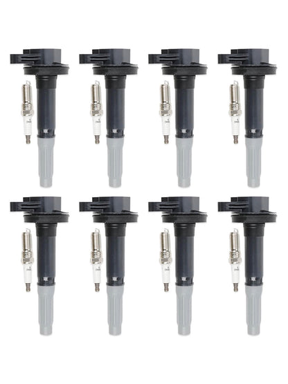 2016-2017 Ford F-150 V8 5.0L UF824 8xIgnition Coil + 8xIridium Spark Plug