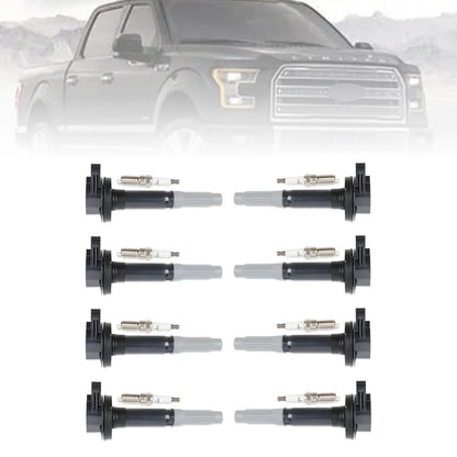 2016-2017 Ford F-150 V8 5.0L UF824 8xIgnition Coil + 8xIridium Spark Plug