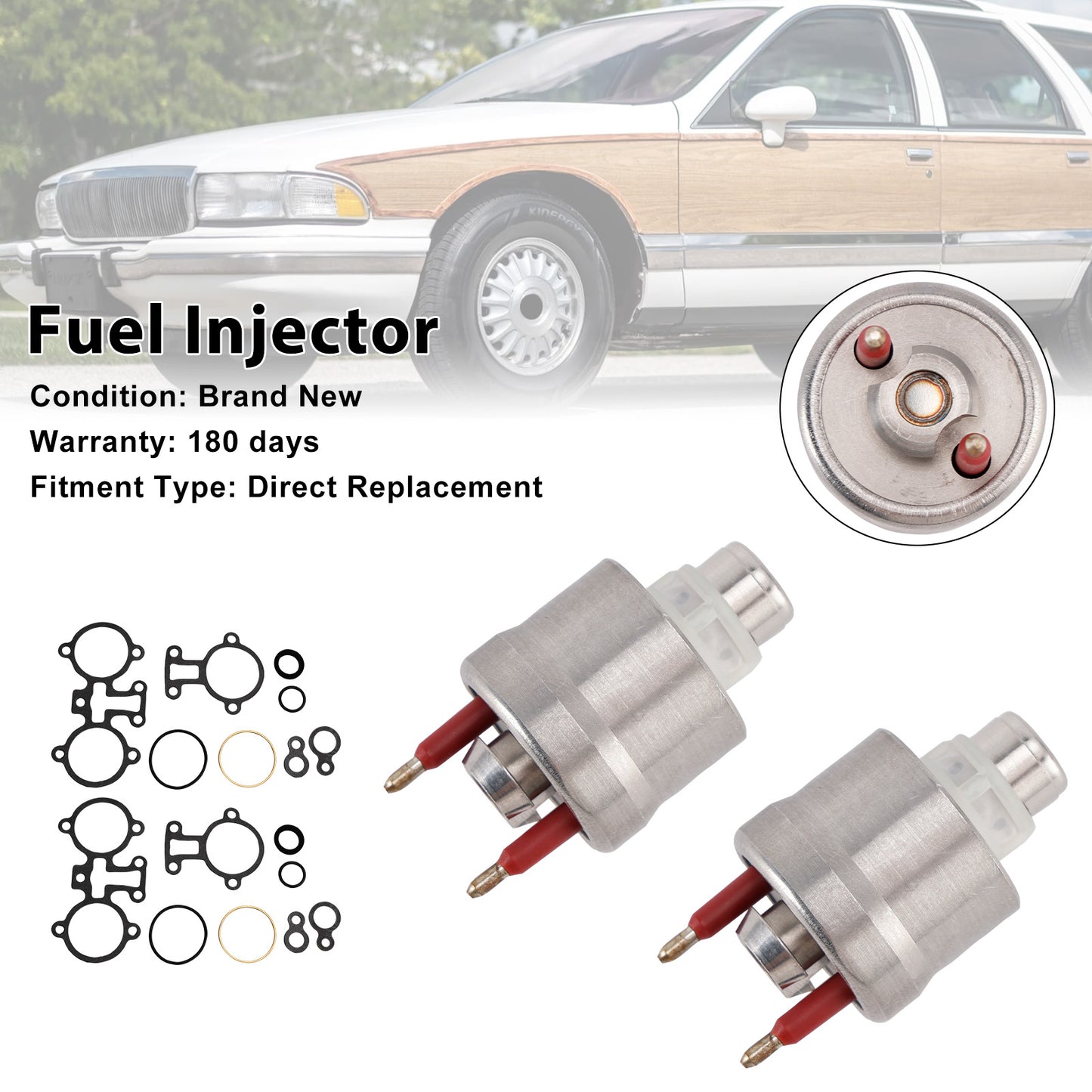 1987-1995 Chevrolet G10 G20 G30 V8 5.7L 17111864 Fuel Injector