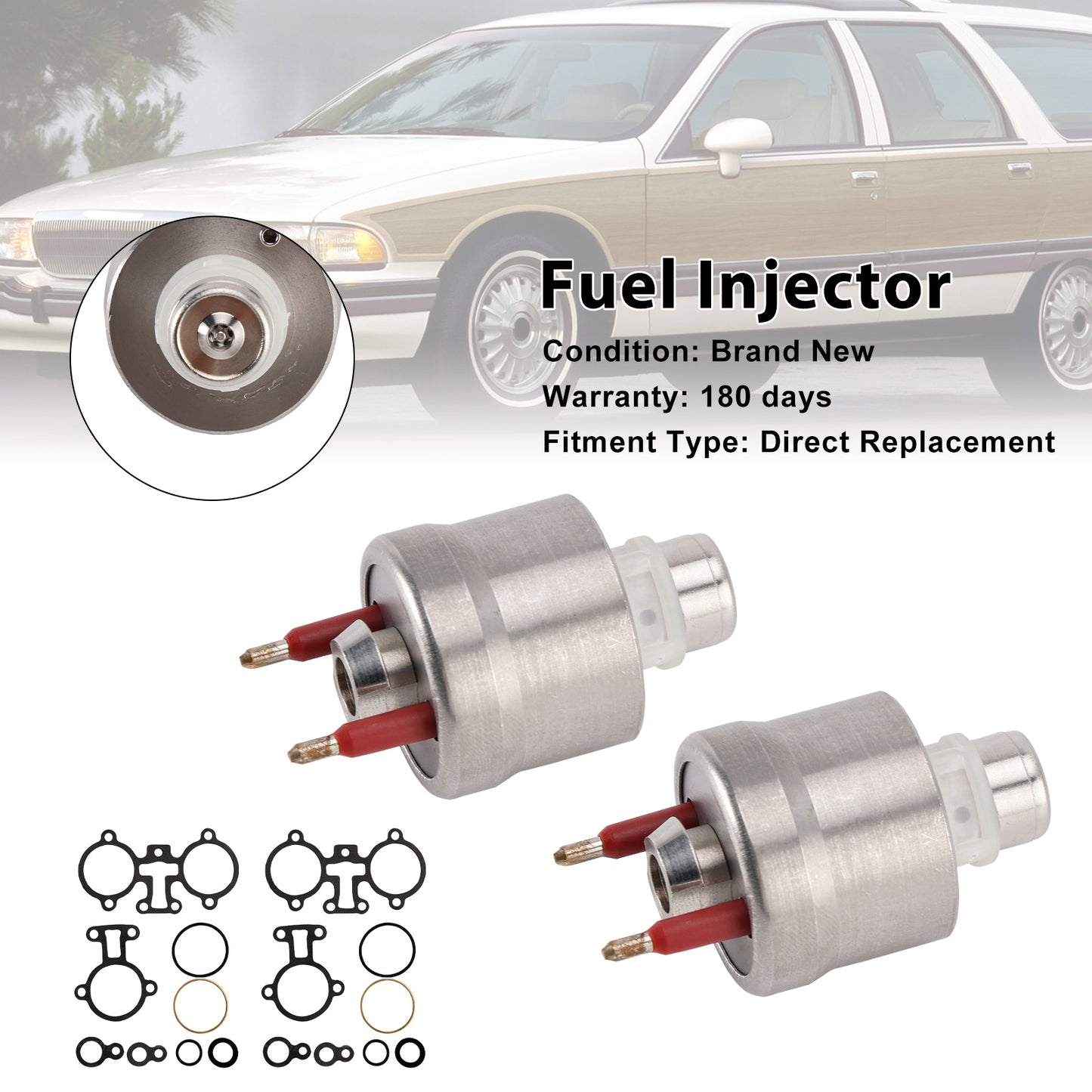 1987-1995 Chevrolet G10 G20 G30 V8 5.7L 17111864 Fuel Injector