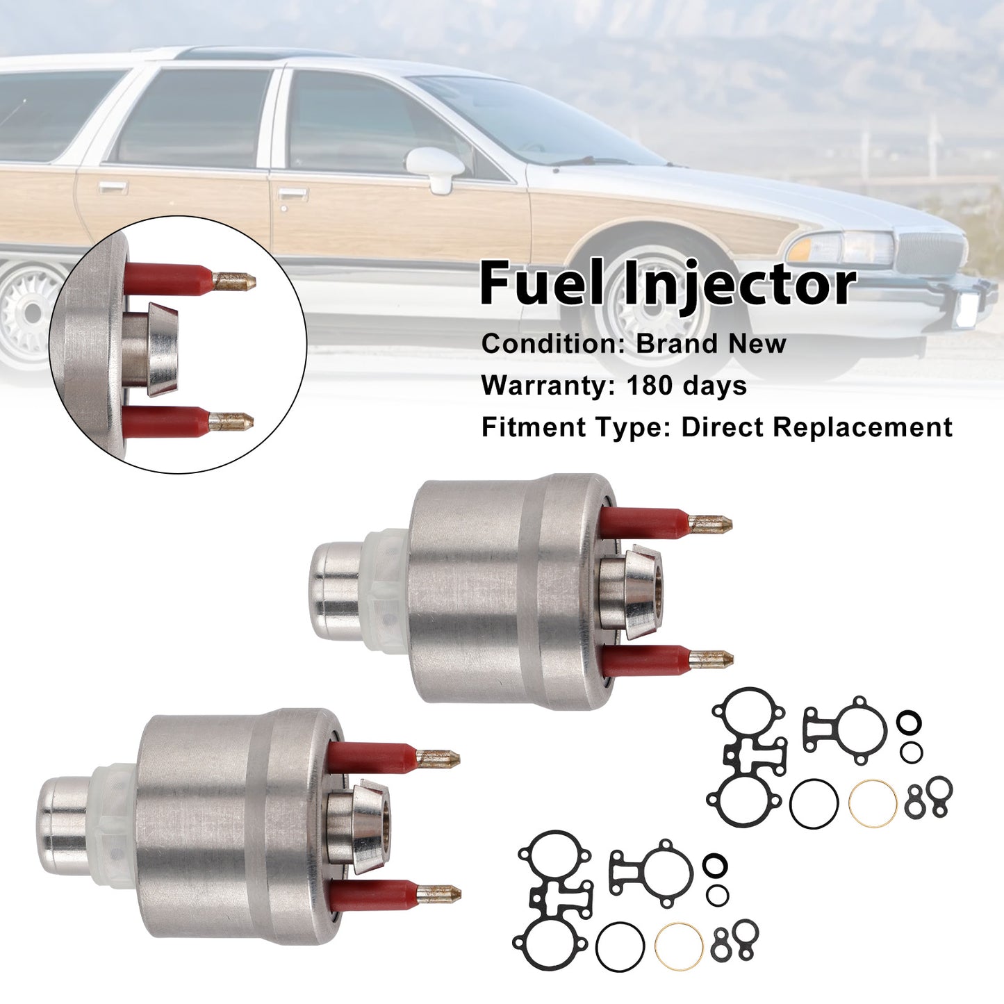 1987-1995 Chevrolet G10 G20 G30 V8 5.7L 17111864 Fuel Injector